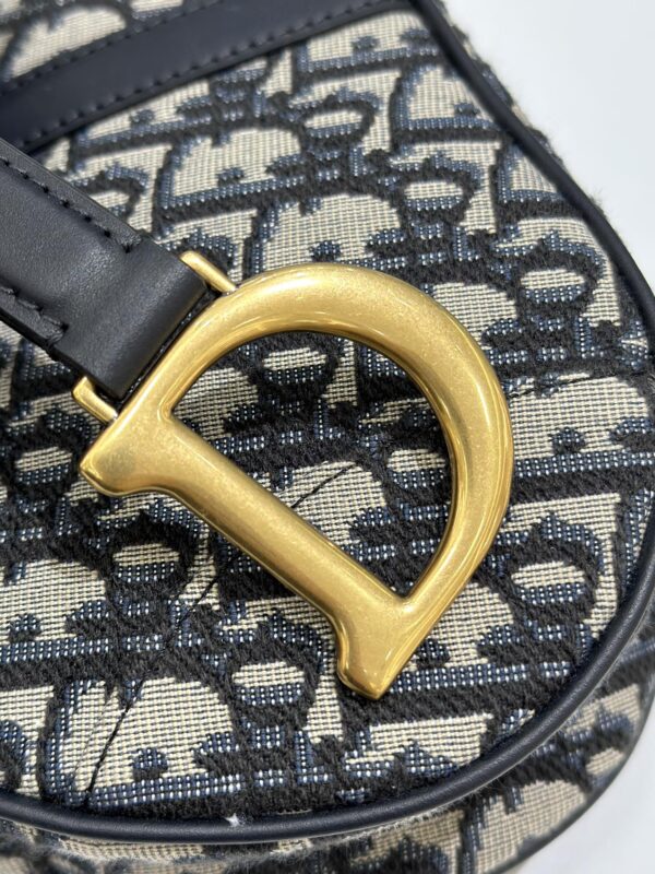 Replica Dior Saddle Bag Small CD Canvas 4 Replica Dior Saddle Bag Small CD Canvas - realistic designer-inspired fake bag
