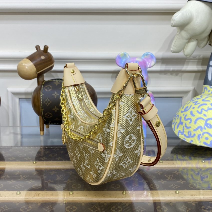 Replica Louis Vuitton Loop Golden Canvas 5 Replica Louis Vuitton Loop Golden Canvas - high-accuracy replica luxury purse