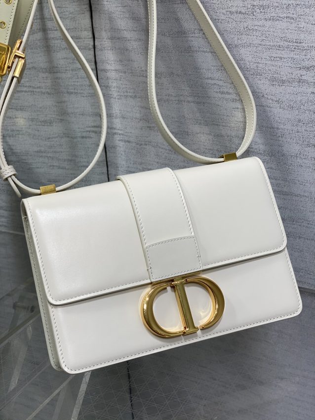 Replica Dior 30 Montaigne White 6 Replica Dior 30 Montaigne White - top-tier luxury replica shoulder bag