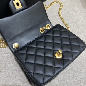 Replica CHANEL 23S Camellia Square Black 4 Replica CHANEL 23S Camellia Square Black - best-selling designer handbag dupe