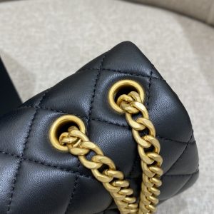 Replica CHANEL 23S Camellia Square Black 5 Replica CHANEL 23S Camellia Square Black - premium 1:1 fake handbag model