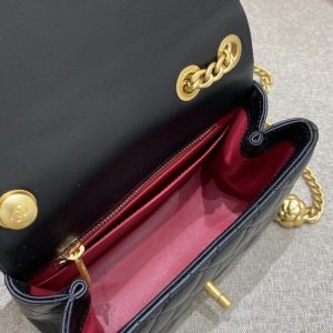 Replica CHANEL 23S Camellia Square Black 6 Replica CHANEL 23S Camellia Square Black - 1:1 designer replica handbag