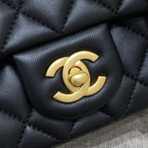 Replica CHANEL Camellia Flap Black 7 Replica CHANEL Camellia Flap Black - best-selling designer handbag dupe