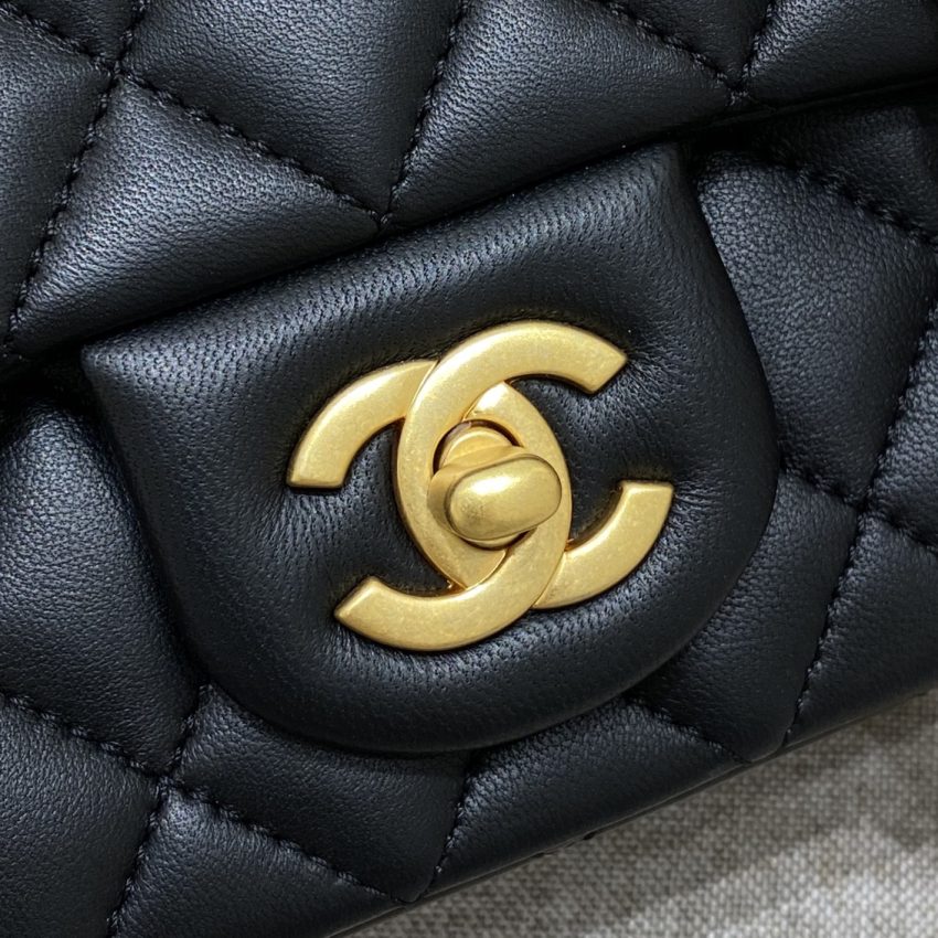 Replica CHANEL Camellia Flap Black 7 Replica CHANEL Camellia Flap Black - best-selling designer handbag dupe