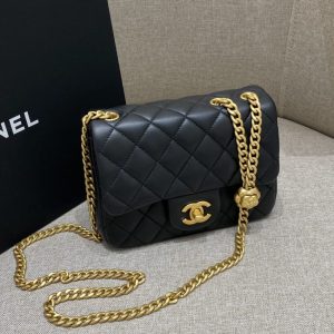 Replica CHANEL 23S Camellia Square Black 9 Replica CHANEL 23S Camellia Square Black - elite superclone designer purse