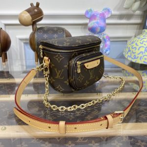Replica Louis Vuitton Bumbag Mini Brown - ultra-realistic fake designer tote