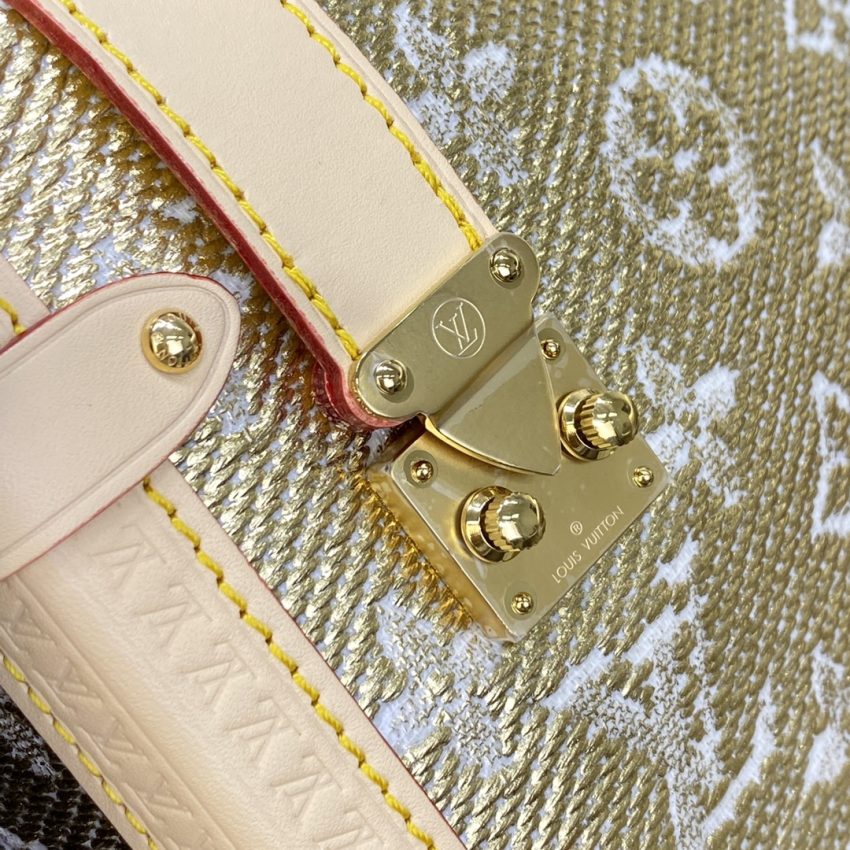 Replica Louis Vuitton Side Trunk Golden 3 Replica Louis Vuitton Side Trunk Golden - realistic designer-inspired fake bag