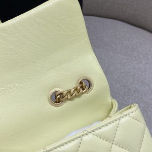 Replica CHANEL Camellia Flap Yellow 3 Replica CHANEL Camellia Flap Yellow - authentic-look luxury purse replica