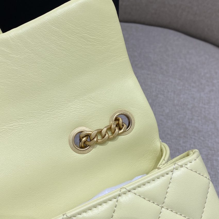 Replica CHANEL Camellia Flap Yellow 3 Replica CHANEL Camellia Flap Yellow - authentic-look luxury purse replica