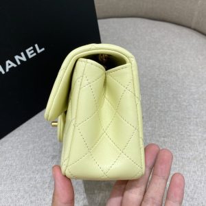 Replica CHANEL Camellia Flap Yellow 6 Replica CHANEL Camellia Flap Yellow - near-authentic luxury replica handbag