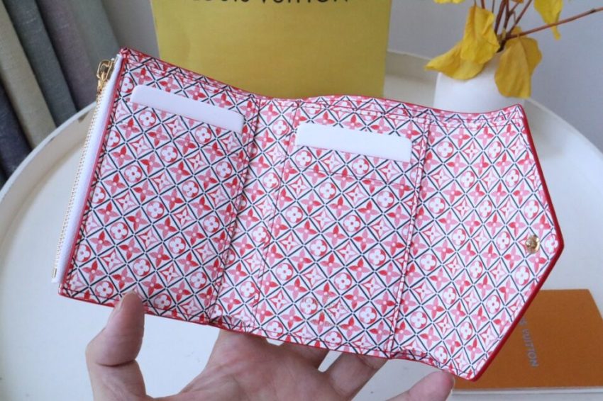 Replica Louis Vuitton Victorine Wallet White&Pink 2 Replica Louis Vuitton Victorine Wallet White&Pink - authentic-look luxury purse replica
