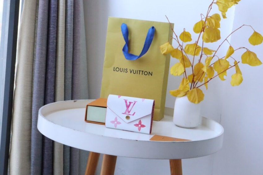 Replica Louis Vuitton Victorine Wallet White&Pink 4 Replica Louis Vuitton Victorine Wallet White&Pink - realistic designer-inspired fake bag