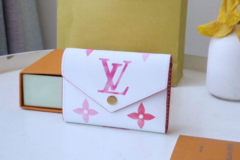 Replica Louis Vuitton Victorine Wallet White&Pink 1 Replica Louis Vuitton Victorine Wallet White&Pink - high-quality designer bag clone