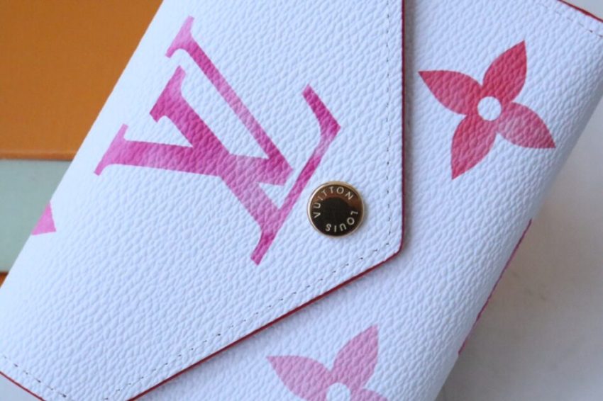Replica Louis Vuitton Victorine Wallet White&Pink 9 Replica Louis Vuitton Victorine Wallet White&Pink - premium-grade designer purse dupe