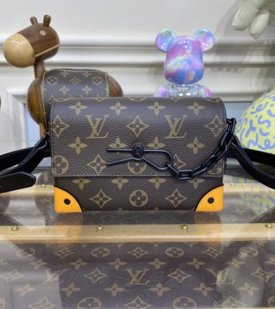 Replica Louis Vuitton Steamer Wearable Wallet Brown&Yellow - ultra-realistic fake designer tote