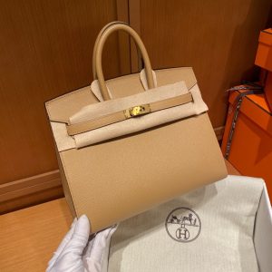Replica Hermes Birkin Epsom Marsala Brown 1 Replica Hermes Birkin Epsom Marsala Brown - authentic-look luxury purse replica