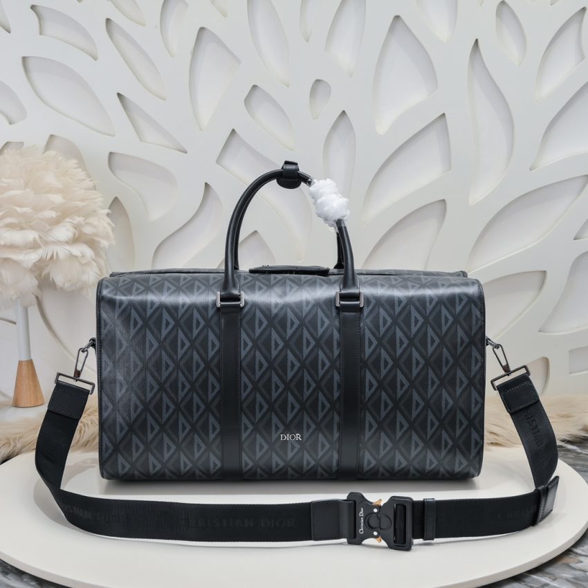 Replica Dior Lingot 50 Diamond Black - high-end fake designer purse
