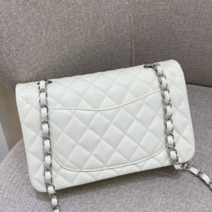 Replica CHANEL Classic Flap 23cm White 3 Replica CHANEL Classic Flap 23cm White - elite superclone designer purse