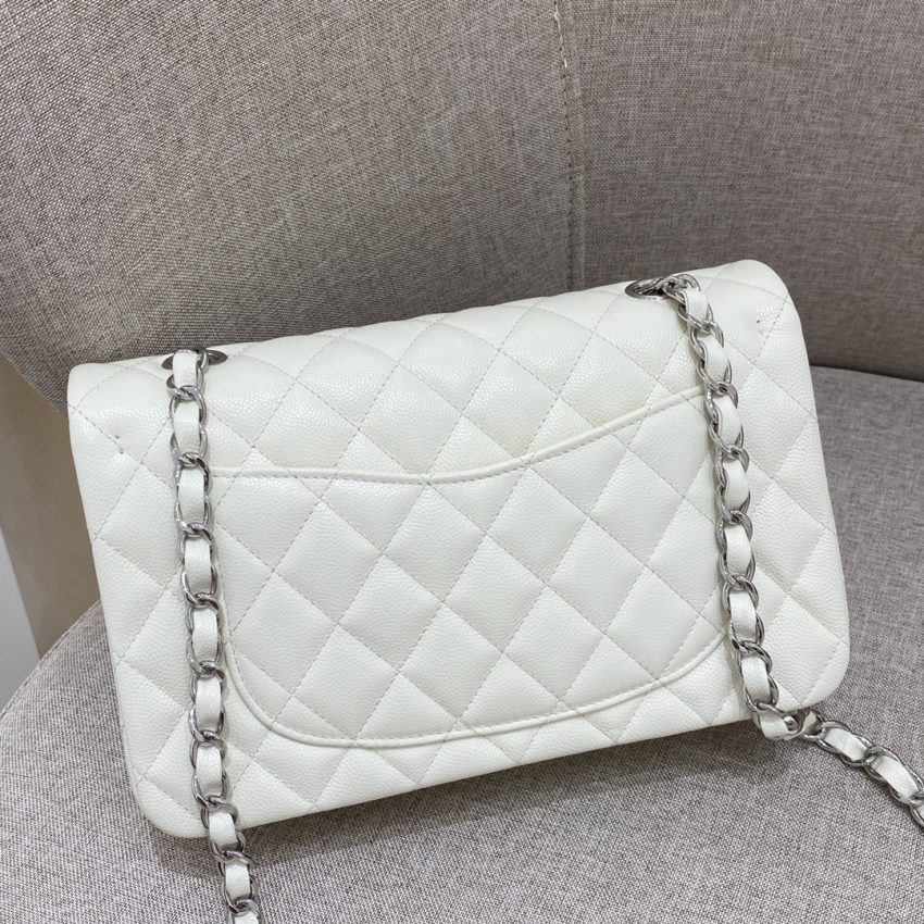 Replica CHANEL Classic Flap 23cm White 3 Replica CHANEL Classic Flap 23cm White - elite superclone designer purse