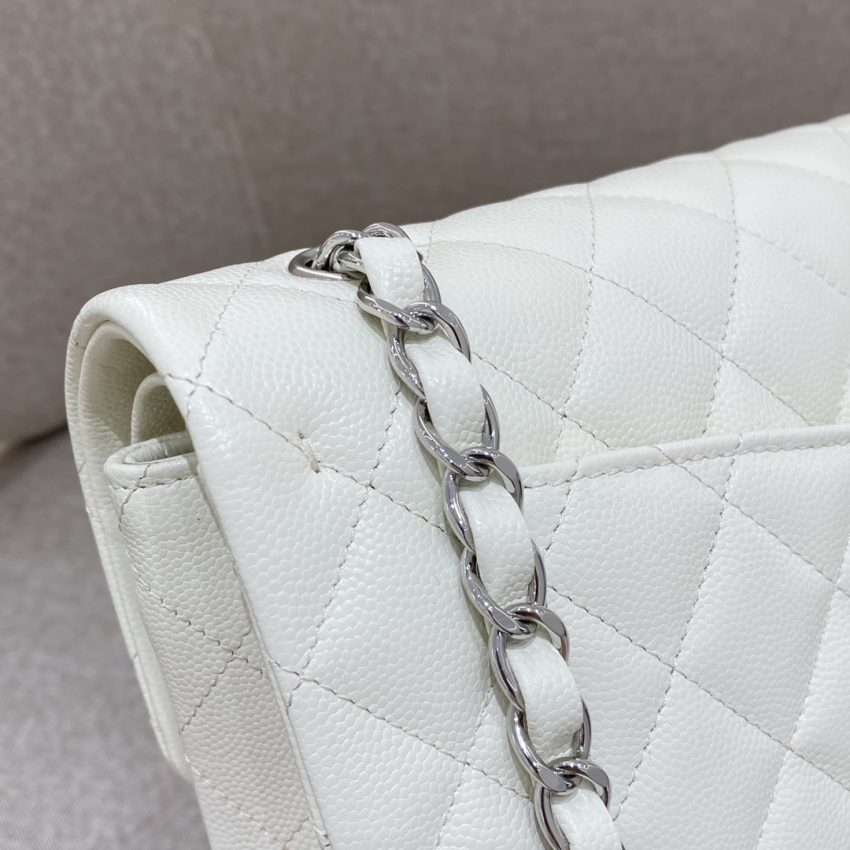 Replica CHANEL Classic Flap 23cm White 7 Replica CHANEL Classic Flap 23cm White - top-rated replica designer bag