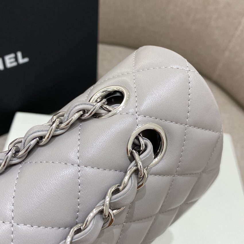 Replica CHANEL Classic Flap 23cm Dove Grey 2 Replica CHANEL Classic Flap 23cm Dove Grey - premium-grade designer purse dupe