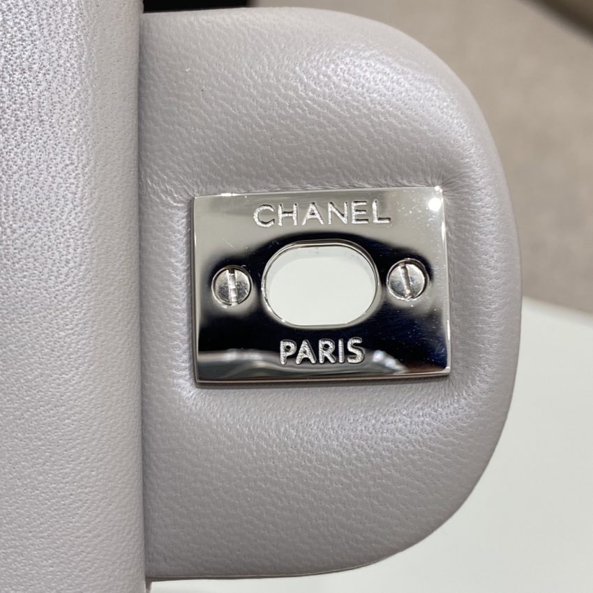 Replica CHANEL Classic Flap 23cm Dove Grey 5 Replica CHANEL Classic Flap 23cm Dove Grey - authentic-look luxury purse replica