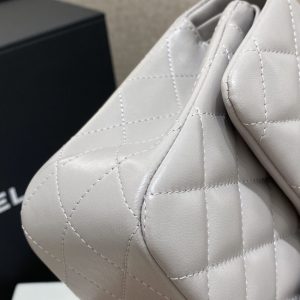 Replica CHANEL Classic Flap 23cm Dove Grey 7 Replica CHANEL Classic Flap 23cm Dove Grey - authentic-look luxury purse replica