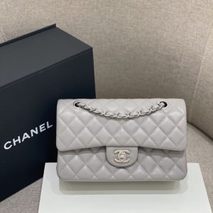 Replica CHANEL Classic Flap 23cm Dove Grey 1 Replica CHANEL Classic Flap 23cm Dove Grey - ultra-realistic fake designer tote