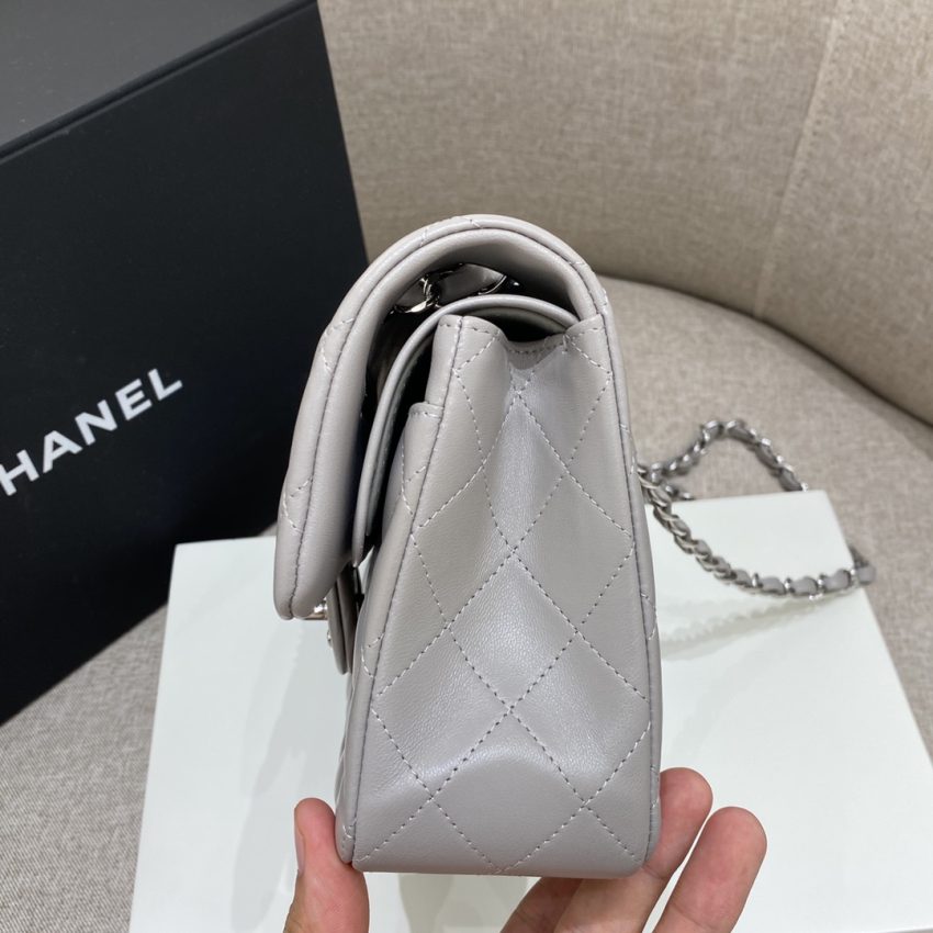 Replica CHANEL Classic Flap 23cm Dove Grey 8 Replica CHANEL Classic Flap 23cm Dove Grey - top-rated replica designer bag