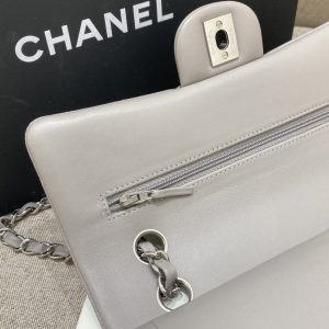 Replica CHANEL Classic Flap 23cm Dove Grey 9 Replica CHANEL Classic Flap 23cm Dove Grey - high-accuracy replica luxury purse