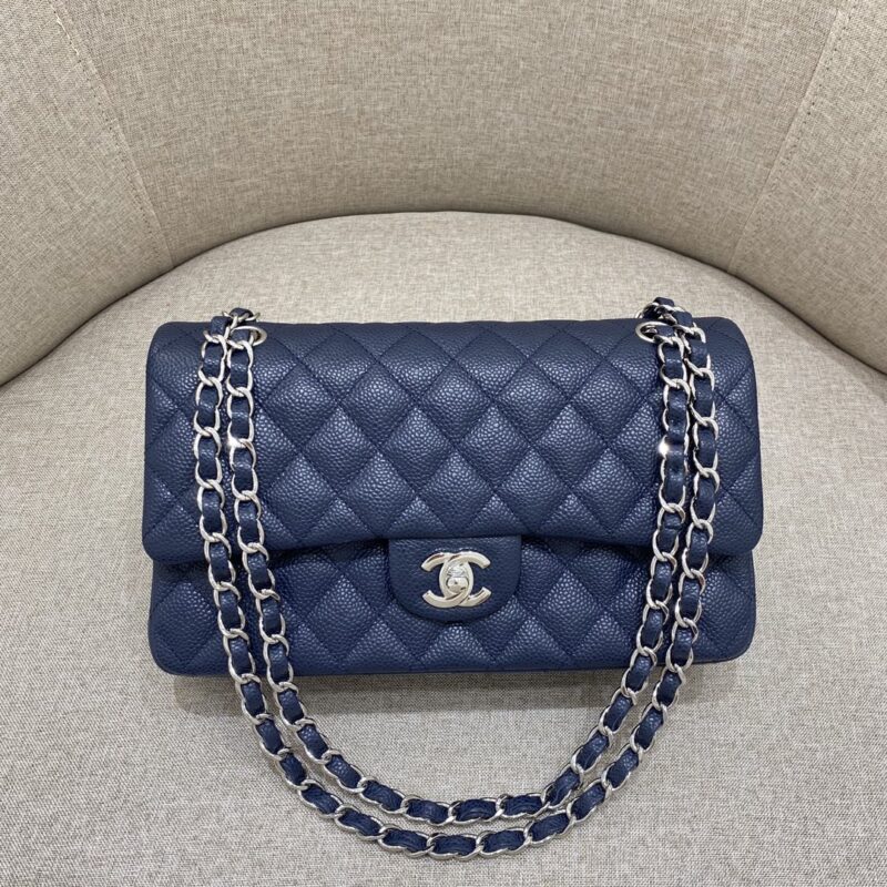 Replica CHANEL Classic Flap 25cm Sea Blue 1 Replica CHANEL Classic Flap 25cm Sea Blue - best-selling designer handbag dupe