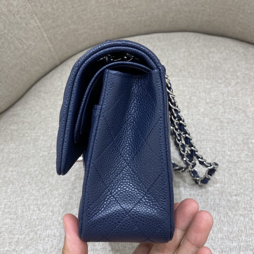 Replica CHANEL Classic Flap 25cm Sea Blue 2 Replica CHANEL Classic Flap 25cm Sea Blue - best-selling designer handbag dupe