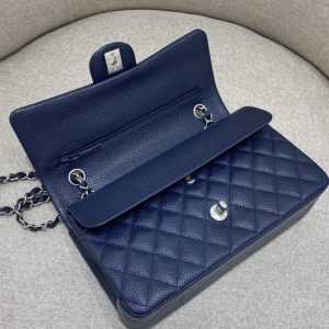 Replica CHANEL Classic Flap 25cm Sea Blue 9 Replica CHANEL Classic Flap 25cm Sea Blue - premium-grade designer purse dupe