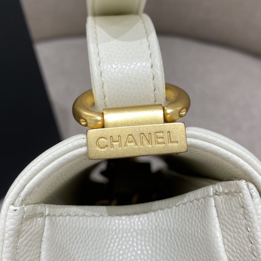 Replica CHANEL Le Boy White 4 Replica CHANEL Le Boy White - 1:1 designer replica handbag