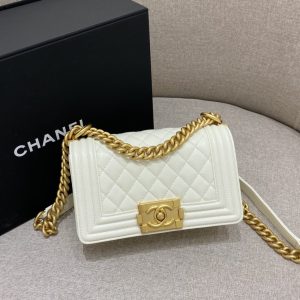 Replica CHANEL Le Boy White 5 Replica CHANEL Le Boy White - best quality luxury bag dupe
