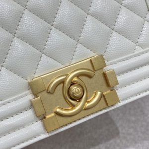 Replica CHANEL Le Boy White 6 Replica CHANEL Le Boy White - premium-grade designer purse dupe