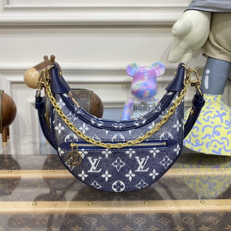 Replica Louis Vuitton Loop Denim Canvas 1 Replica Louis Vuitton Loop Denim Canvas - top-tier luxury replica shoulder bag