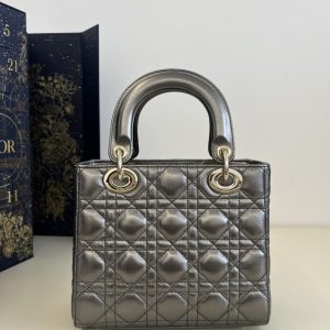 Replica Lady Dior Platinum Metallic ABC 4 Replica Lady Dior Platinum Metallic ABC - high-end fake designer purse