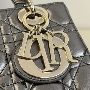 Replica Lady Dior Platinum Metallic ABC 8 Replica Lady Dior Platinum Metallic ABC - elite superclone designer purse