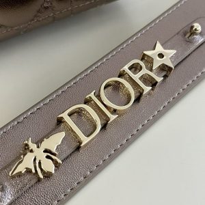 Replica Lady Dior Golden Metallic ABC 8 Replica Lady Dior Golden Metallic ABC - top-tier luxury replica shoulder bag