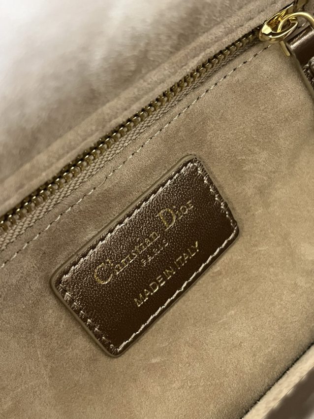 Replica Lady Dior Golden Metallic ABC 9 Replica Lady Dior Golden Metallic ABC - best quality luxury bag dupe