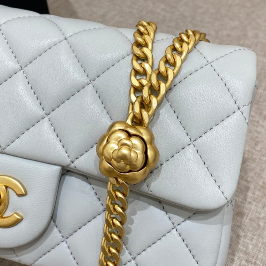 Replica CHANEL Camellia Flap Light Blue 5 Replica CHANEL Camellia Flap Light Blue - ultra-realistic fake designer tote