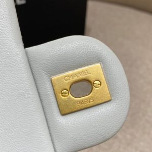 Replica CHANEL Camellia Flap Light Blue 8 Replica CHANEL Camellia Flap Light Blue - best-selling designer handbag dupe