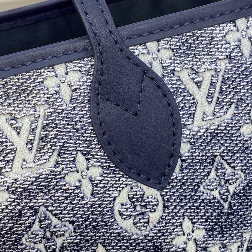 Replica Louis Vuitton Neverfull MM Denim Blue - best-selling designer handbag dupe