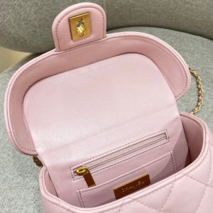 Replica CHANEL Tweed Handle Crush Small Pink 8 Replica CHANEL Tweed Handle Crush Small Pink - best-selling designer handbag dupe