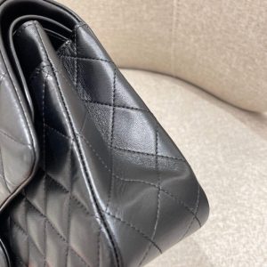 Replica CHANEL Classic Flap 25cm All Black 4 Replica CHANEL Classic Flap 25cm All Black - elite superclone designer purse