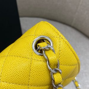 Replica CHANEL Classic Flap 17cm Bright Yellow 7 Replica CHANEL Classic Flap 17cm Bright Yellow - premium-grade designer purse dupe