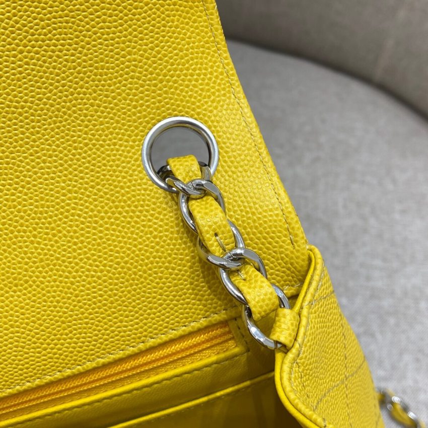 Replica CHANEL Classic Flap 17cm Bright Yellow 8 Replica CHANEL Classic Flap 17cm Bright Yellow - high-quality designer bag clone