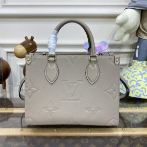 Replica LV OnTheGo PM Beige 1 Replica LV OnTheGo PM Beige - realistic designer-inspired fake bag