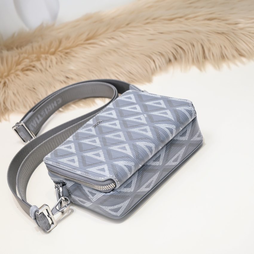 Replica Dior Zipped Pouch Diamond Blue 2 Replica Dior Zipped Pouch Diamond Blue - premium-grade designer purse dupe